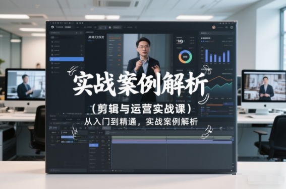 剪辑与运营实战课，从入门到精通，实战案例解析(更新2026)-超级会员网