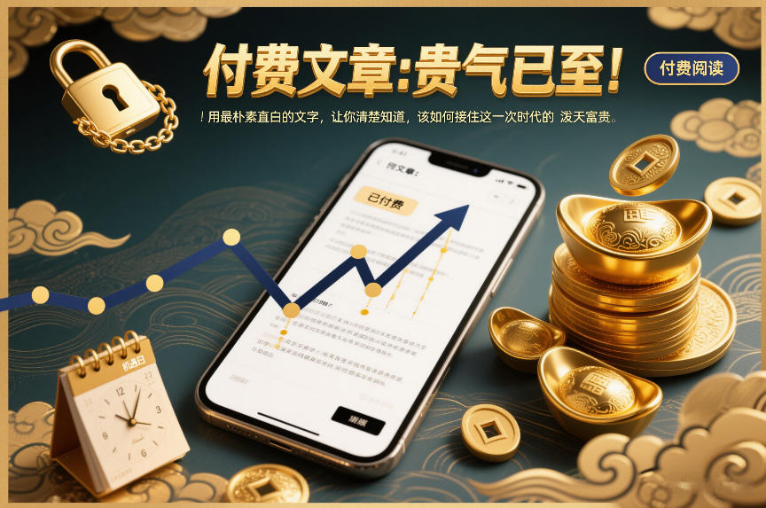 付费文章：贵气已至！用最朴素直白的文字，让你清楚知道，该如何接住这一次时代的泼天富贵-超级会员网