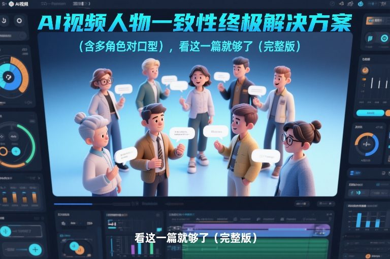 AI视频人物一致性终极解决方案(含多角色对口型)，看这一篇就够了(完整版)-超级会员网