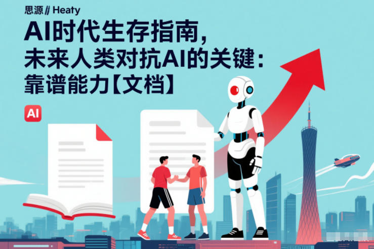 AI时代生存指南，未来人类对抗AI的关键：靠谱能力【文档】-超级会员网