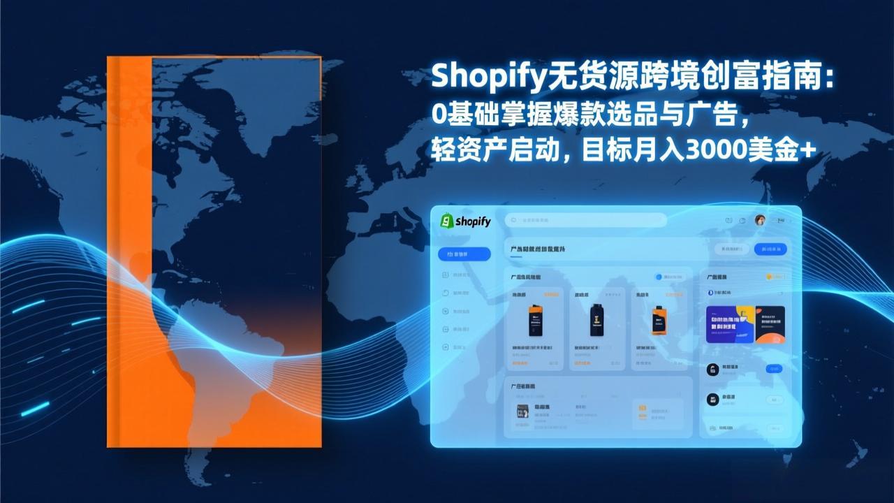 Shopify爆款打法实战：从选品到广告投放，复制爆款模型，驱动独立站月销售额破万刀-超级会员网