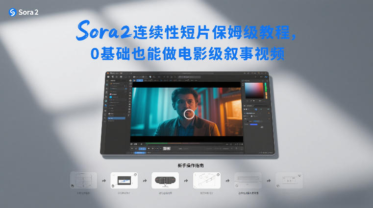 Sora2连续性短片保姆级教程，0基础也能做电影级叙事视频-超级会员网