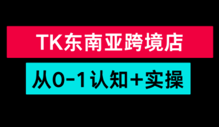 TikTok东南亚跨境从0-1认知实操课-超级会员网