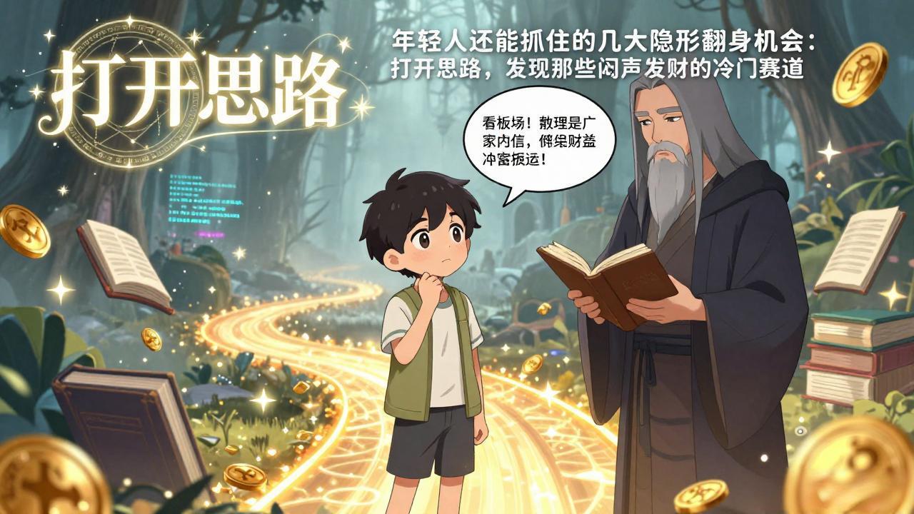 付费文1+2：年轻人还能抓住的几大隐形翻身机会：打开思路，发现那些闷声发财的冷门赛道-超级会员网