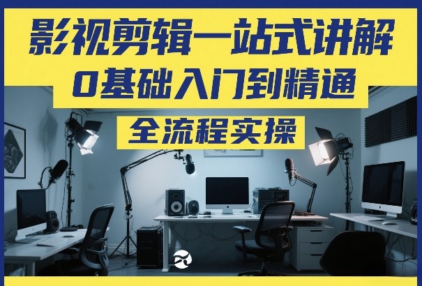 影视剪辑一站式讲解，0基础入门到精通，全流程实操-超级会员网