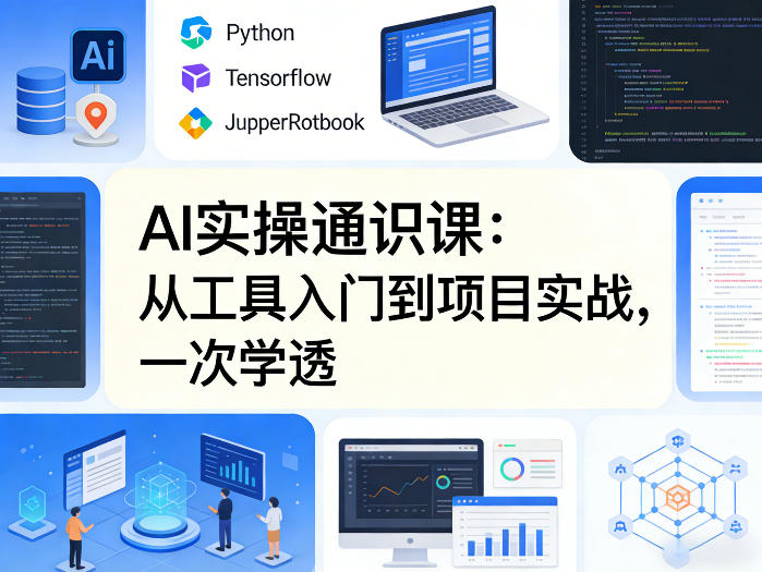 AI实操通识课，从工具入门到项目实战，一次学透-超级会员网