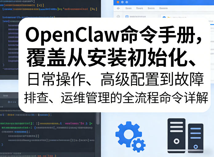OpenClaw命令手册，覆盖从安装初始化、日常操作、高级配置到故障排查、运维管理的全流程命令详解-超级会员网