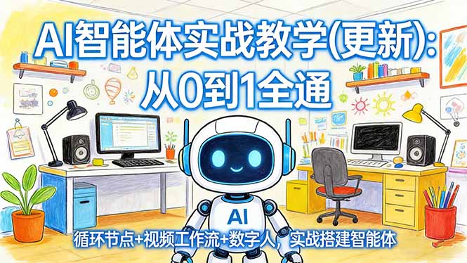 AI智能体实战教学(更新-超级会员网