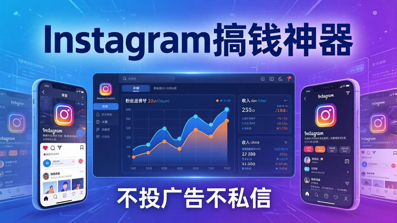 Instagram搞钱神器：月涨6万粉+月入5万刀，不投广告不私信，靠算法+低价产品-超级会员网