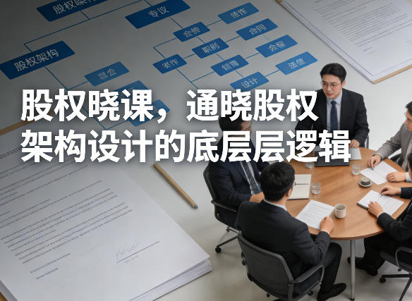 股权晓课，通晓股权架构设计的底层逻辑-超级会员网