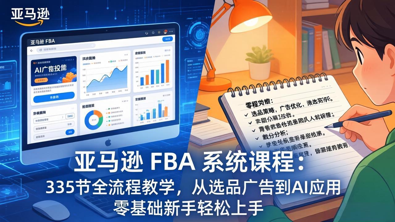 亚马逊 FBA 系统课程(更新26年3月-超级会员网