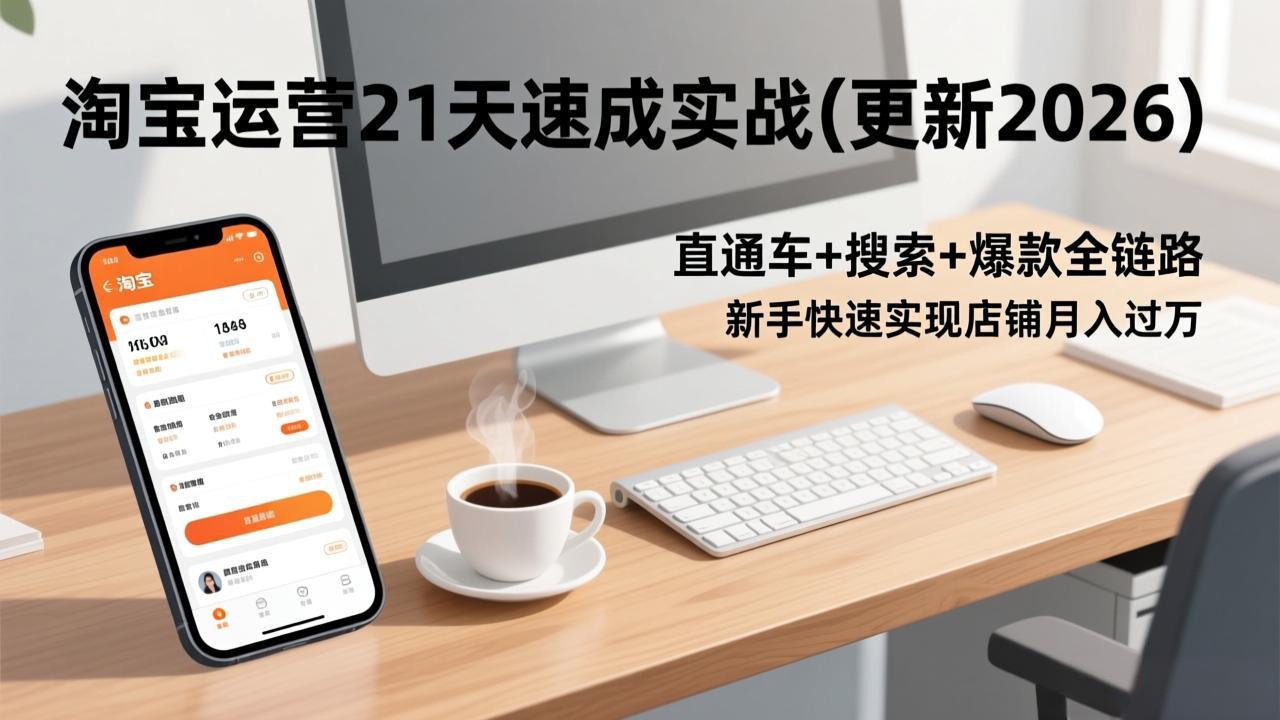 淘宝运营21天速成实战(更新3月-超级会员网