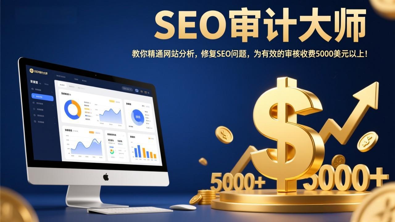 SEO审计大师:教你精通网站分析,修复SEO问题,为有效的审核收费5000美元以上!-超级会员网