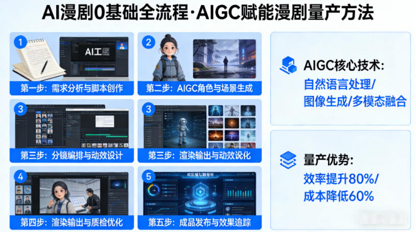 AI漫剧0基础全流程，快速掌握AIGC赋能的漫剧量产方法-超级会员网