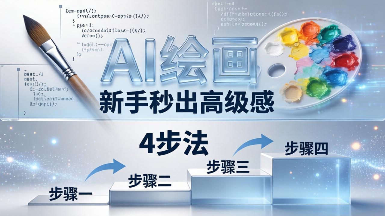 AI绘画入门别再硬磕了！即梦4步法：万能提示词公式+BRTR框架，新手秒出高级感-超级会员网