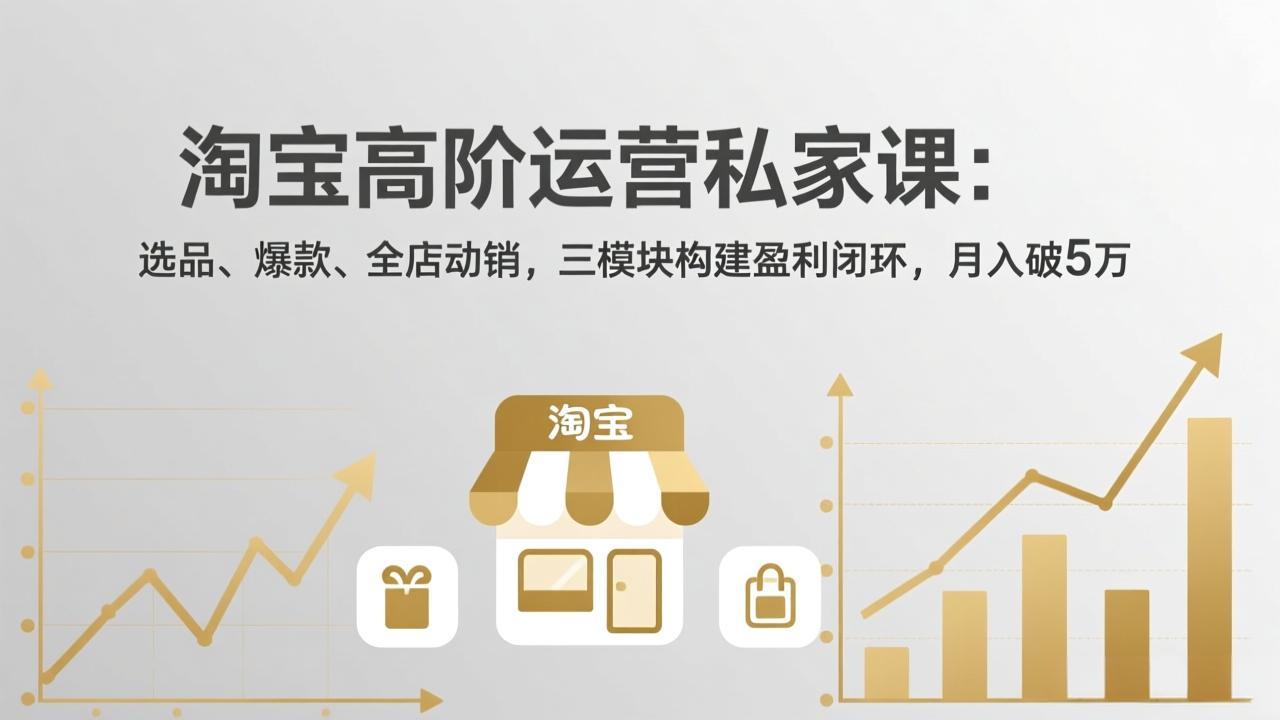 淘宝高阶运营私家课(更新26年4月18-超级会员网