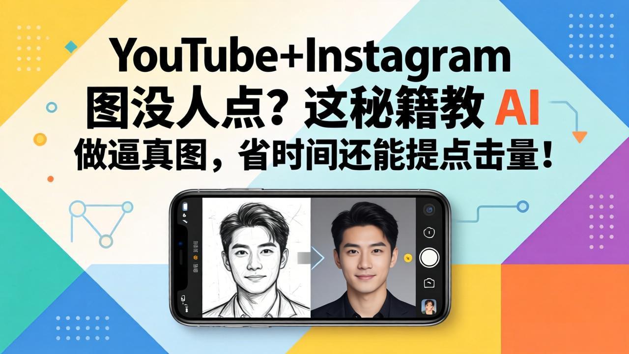 YouTube+Instagram图没人点？这秘籍教 AI 做逼真图，省时间还能提点击量-超级会员网