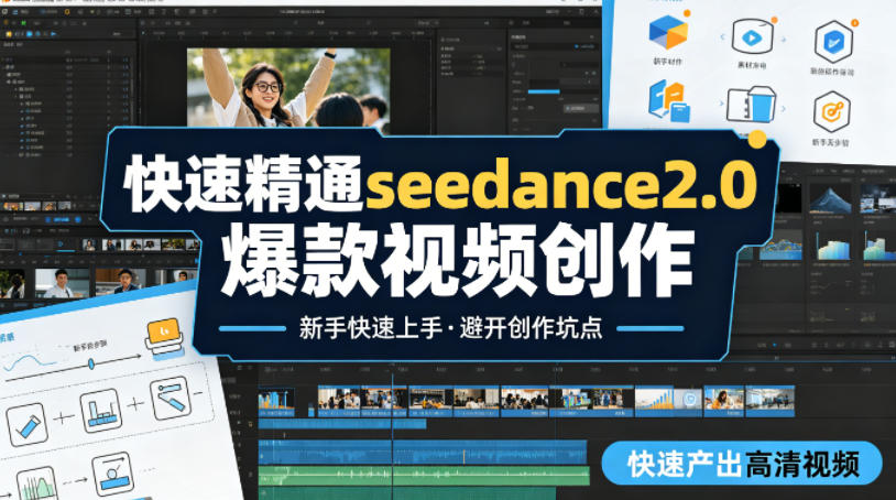 快速精通seedance2.0爆款视频创作，快速产出高清视频，避开大量创作坑点，新手也能快速上手-超级会员网