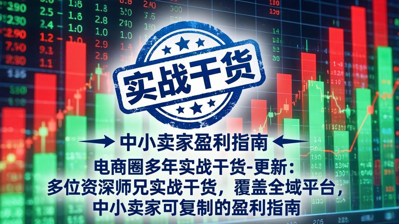 电商圈多年实战干货-更新4月：多位资深师兄实战干货，覆盖全域平台，中小卖家可复制的盈利指南-超级会员网