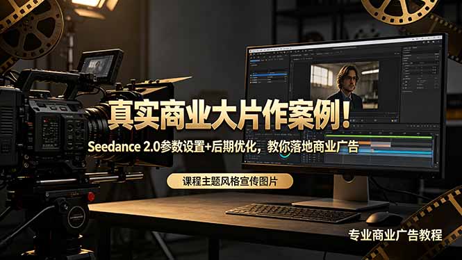 真实商业大片作案例！Seedance 2.0参数设置+后期优化，教你落地商业广告-超级会员网