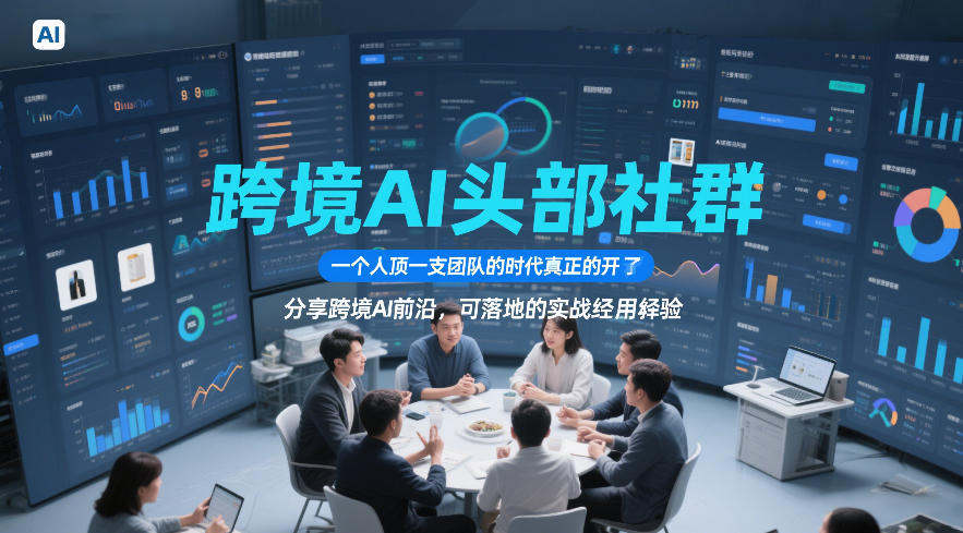 跨境AI头部社群，一个人顶一支团队的时代真正的开始了，分享跨境AI前沿，可落地的实战经验(更新5月11日)-超级会员网