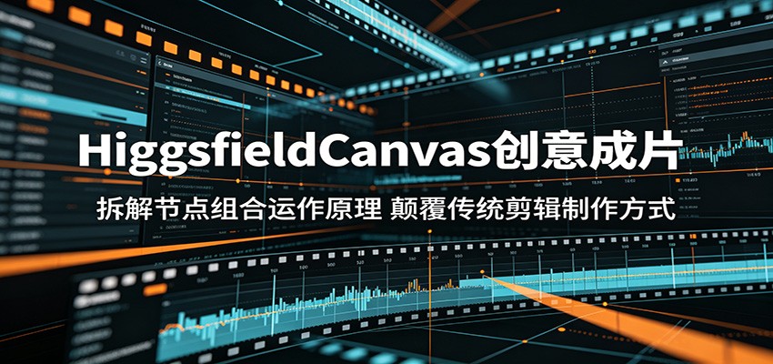 HiggsfieldCanvas创意成片：拆解节点组合运作原理，颠覆传统剪辑制作方式-超级会员网