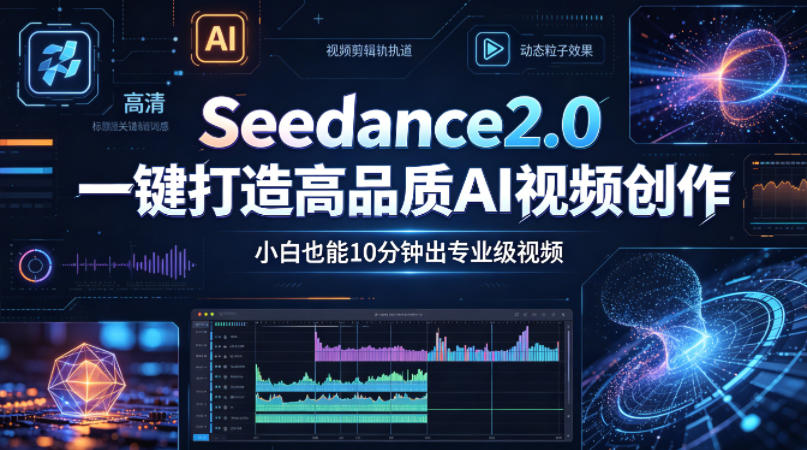 Seedance2.0一键打造高品质AI视频创作，小白也能10分钟出专业级视频-超级会员网