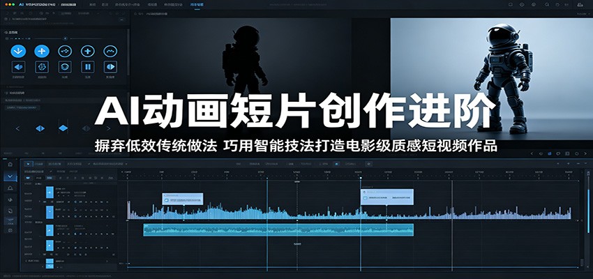 AI动画短片创作进阶：摒弃低效传统做法，巧用智能技法打造电影级质感短视频作品-超级会员网