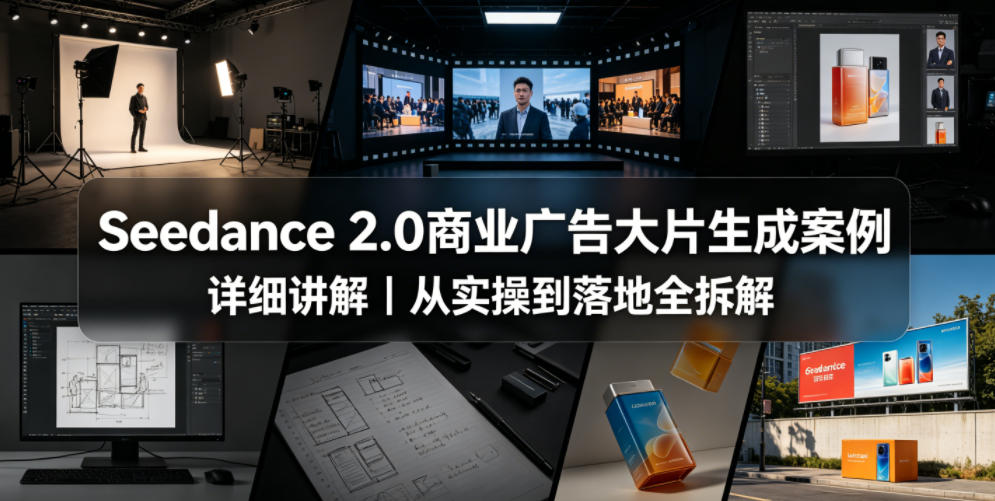 Seedance 2.0商业广告大片生成案例详细讲解｜从实操到落地全拆解-超级会员网