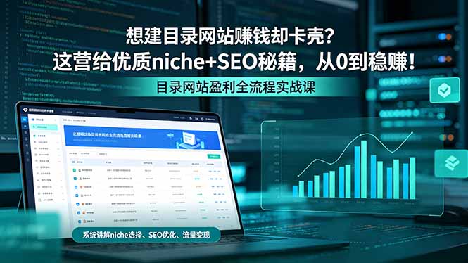 想建目录网站赚钱却卡壳？这营给优质 niche+SEO 秘籍，从 0 到稳赚！-超级会员网