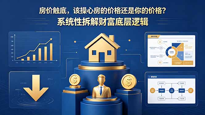 付费文章：房价触底，该操心房的价格还是你的价格？系统性拆解财富底层逻辑-超级会员网