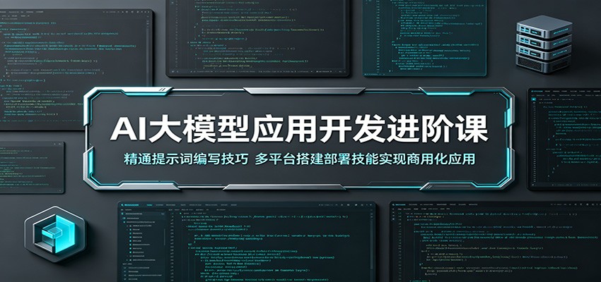 AI大模型应用开发进阶课：精通提示词编写技巧，多平台搭建部署技能实现商用化应用-超级会员网