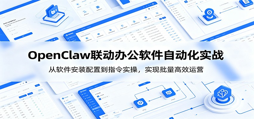 OpenClaw自动化实操课：从软件安装配置到指令实操，实现批量高效运营-超级会员网