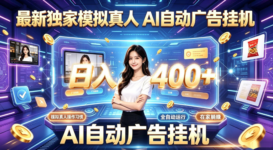 最新独家模拟真人，AI自动挂号挂G，日入400+，全程全自动运行，无需人工【揭秘】-超级会员网