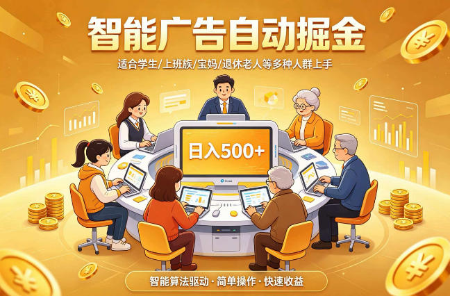 2026年最好做的项目：自动掘金项目，小白轻易上手，单日轻松收入500+【揭秘】-超级会员网