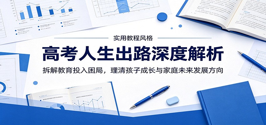 高考人生出路深度解析：拆解教育投入困局，理清孩子成长与家庭未来发展方向-超级会员网