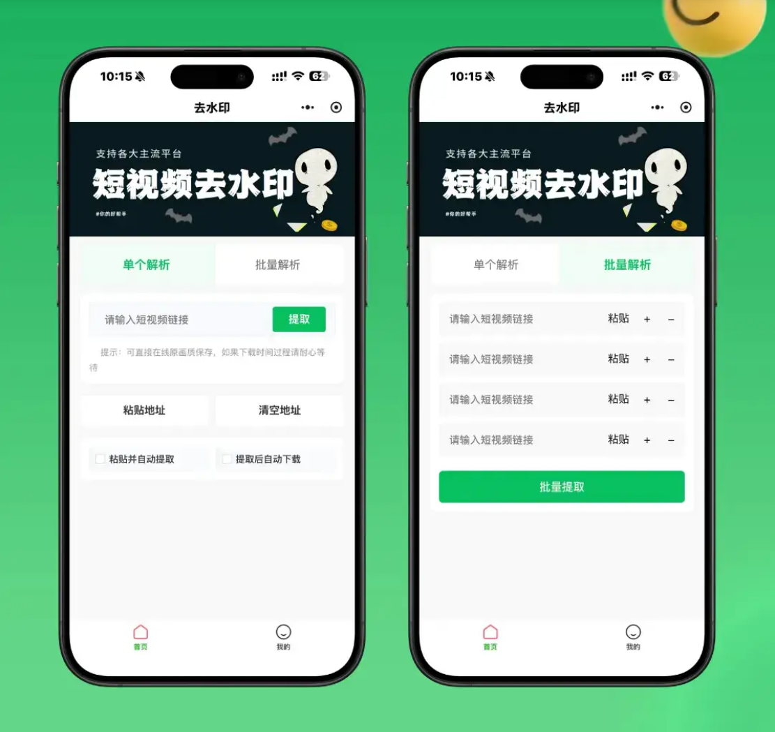 2026最新去水印小程序源码 v1.6.5 带流量主-超级会员网