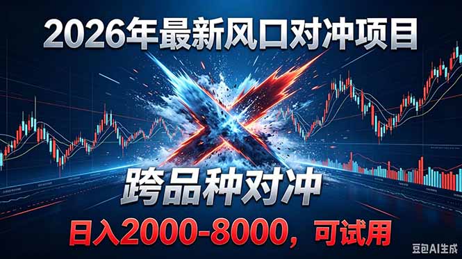 2026创业新风口！最新对冲！跨品种对冲！日收益2000-6000+-超级会员网