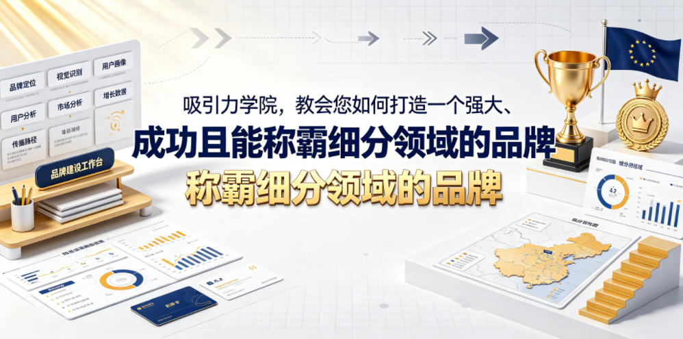 吸引力学院，教会您如何打造一个强大、成功且能称霸细分领域的品牌！【原创双语字幕】-超级会员网