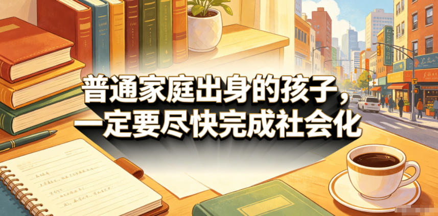 付费文章：普通家庭出身的孩子，一定要尽快完成社会化-超级会员网