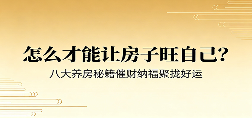 付费文章《怎么才能让房子旺自己？》八大养房秘籍催财纳福聚拢好运-超级会员网