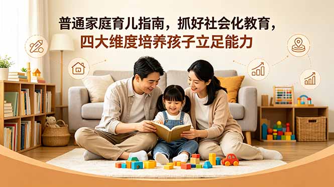 付费文章:普通家庭育儿指南,抓好社会化教育,四大维度培养孩子立足能力-超级会员网
