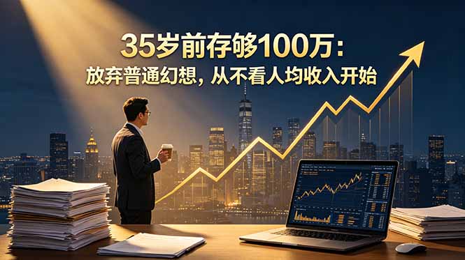 35岁前存够100万：放弃普通幻想，从不看人均收入开始-超级会员网