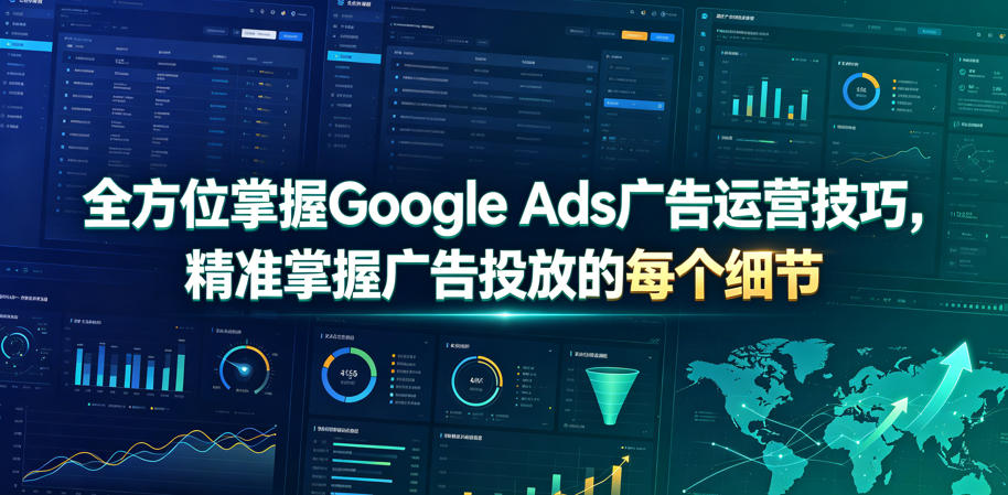 全方位掌握Google Ads广告运营技巧，精准掌握广告投放的每个细节【原创双语字幕】-超级会员网
