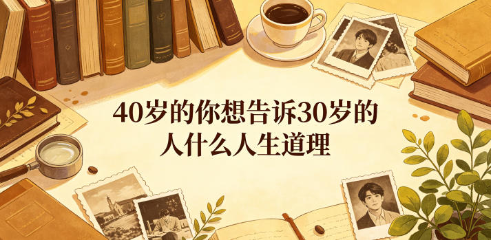 公众号付费文章：40岁的你想告诉30岁的人什么人生道理？-超级会员网