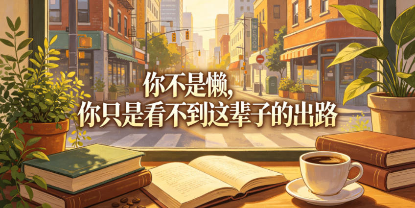 付费文章：你不是懒，你只是看不到这辈子的出路-超级会员网