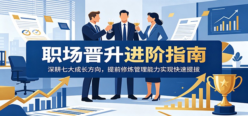 职场晋升进阶指南：深耕七大成长方向，提前修炼管理能力实现快速提拔-超级会员网
