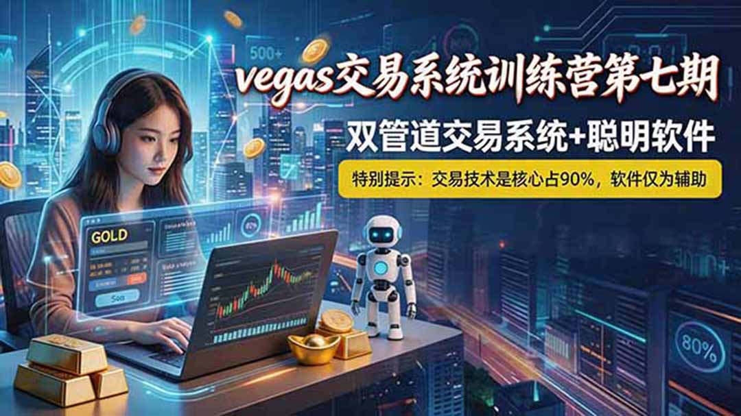 【海外美金AI搬砖】Vegas交易技术+聪明软件， 黄金期货日赚50-1000U， 长期稳定，小白轻松上手-超级会员网
