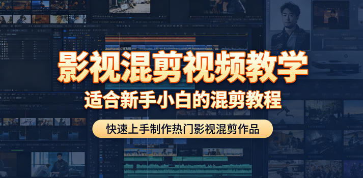 影视混剪视频教学，适合新手小白的混剪教程，快速上手制作热门影视混剪作品-超级会员网