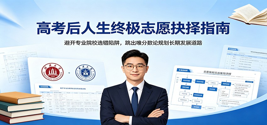 高考后人生终极志愿抉择指南：避开专业院校选错陷阱，跳出唯分数论规划长期发展道路-超级会员网